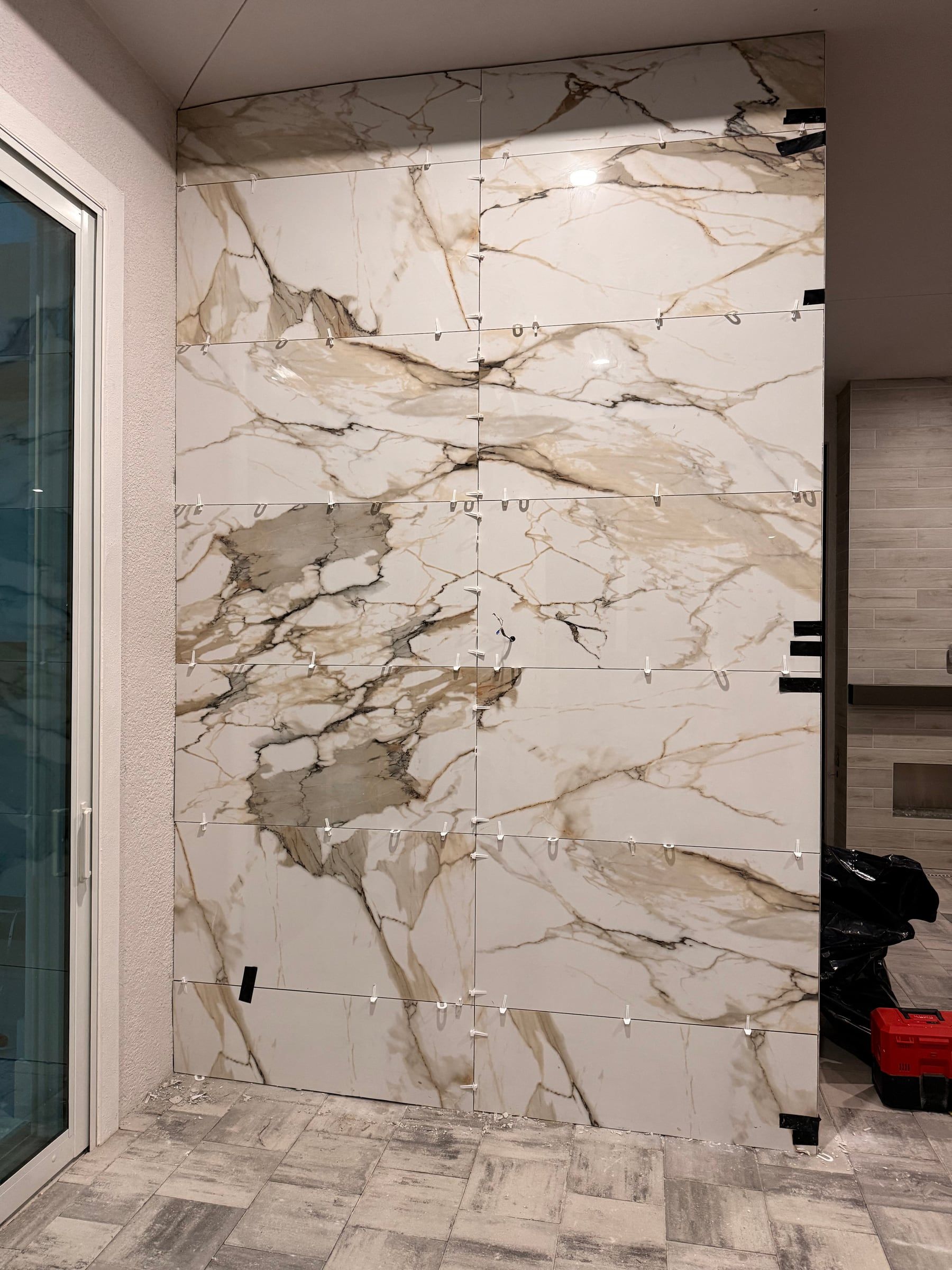 Porcelain Slab Walls by Accent Walls Florida