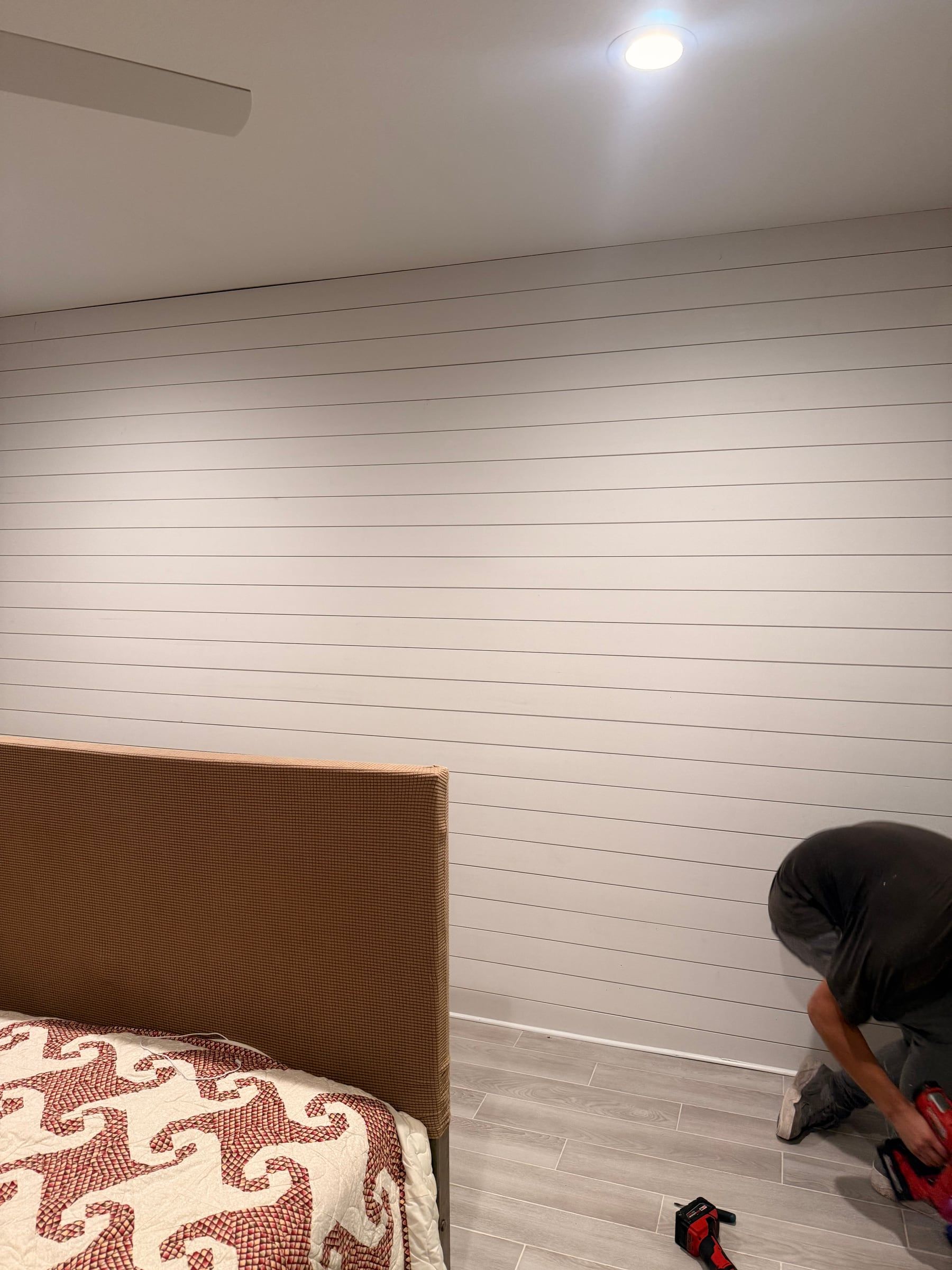 Painted Shiplap Accent Wall in Winter Park, FL — photo 5 of 7
